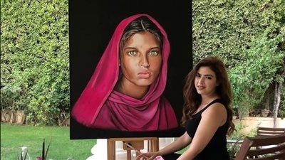 ميرنا جميل تتصدر الترند بلوحاتها.. ما علاقة مها الصغير؟