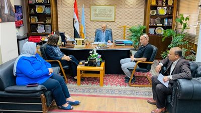 وفد من اليونسيف في زيارة لمديرية التربية والتعليم بالإسكندرية 