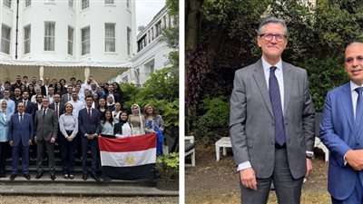 رئيس الجامعة البريطانية في القاهرة يلتقي بسفير مصر بالمملكة المتحدة
