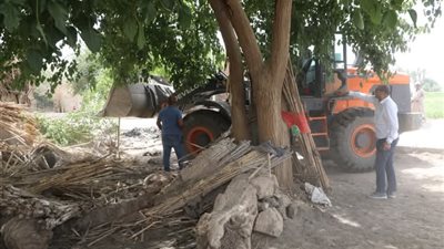 محافظ أسيوط: إزالة 55 حالة تعدي على أراضي زراعية وأملاك دولة ومتغيرات مكانية 