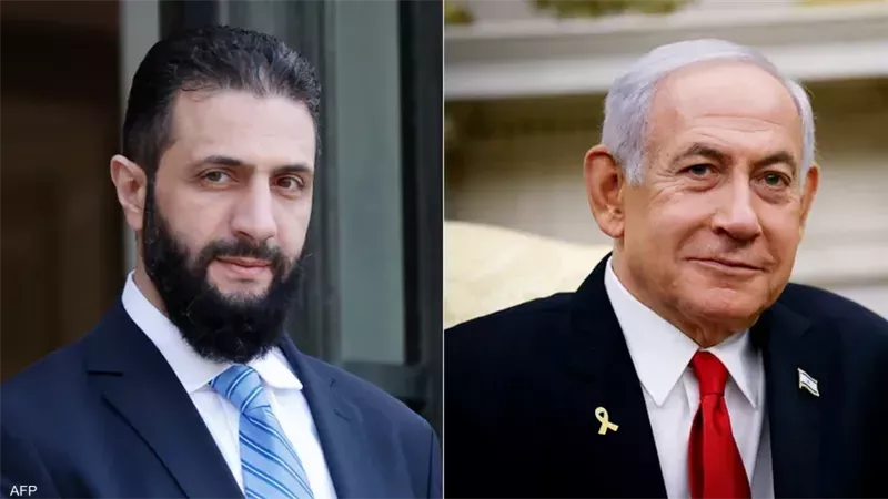أحمد الشرع ونتنياهو