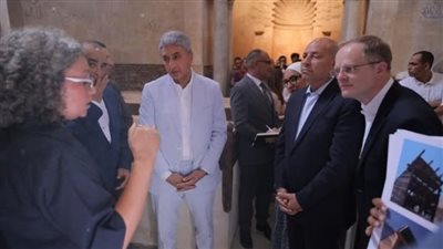  وزير السياحة والآثار ومحافظ القاهرة يفتتحان قبتي يحيي الشبيه وصفي الدين جوهر