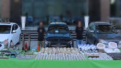 بـ65 مليون جنيه.. ضبط عصابة جلب «حشيش وهيروين وكبتاجون» بالتجمع الأول| صور