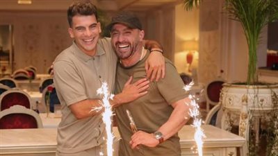 زيزو يشارك أحمد السقا الاحتفال بعرض فيلمه أحمد وأحمد في دبي