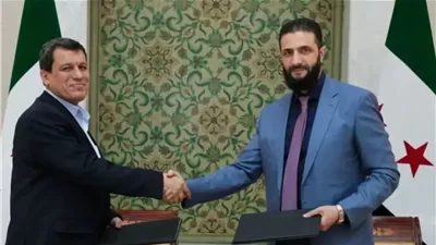  اجتماع ثلاثي بين الشرع وقائد قسد والمبعوث الأمريكي في دمشق لمحاربة داعش