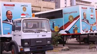 «مهنتك مستقبلك»عربة متنقلة تمنح فتيات أبوتيج فرصة التأهيل المهني في الخياطة