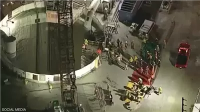 انهيار نفق بأمريكا بعمق 10 كيلومترات.. 31 عامل عالق بداخله | فيديو