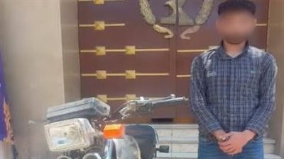 بدون لوحات معدنية.. ضبط المتهم بالإستعراض  في شوارع طنطا