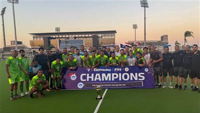 منتخب مصر للهوكي يتوج ببطولة الأمم الدولية الودية بعد الفوز على عمان