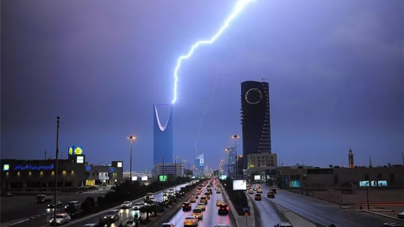 أمطار رعدية في السعودية