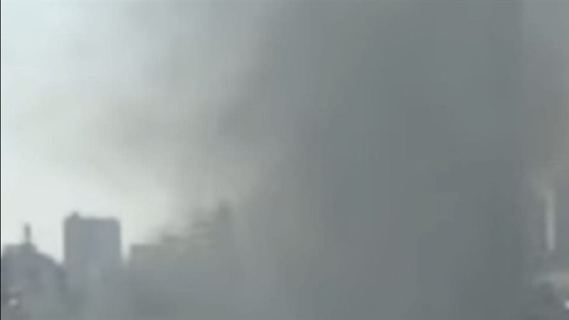 جانب من الحريق