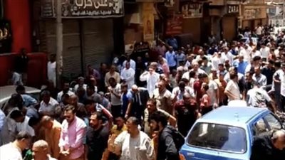 أهالى السنبلاوين يؤدون صلاة الغائب على أحمد حمدى بعد فشل العثور على جثمانه