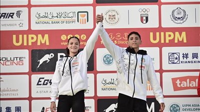 شهد عادل ومؤمن كمال يتوجان بفضية المختلط ببطولة العالم للخماسي الحديث