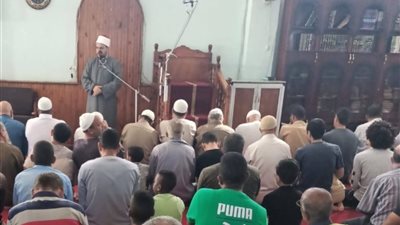 مقارئ الجمهور بالسويس تشهد إقبالًا كبيرًا في جلسة الجمعة