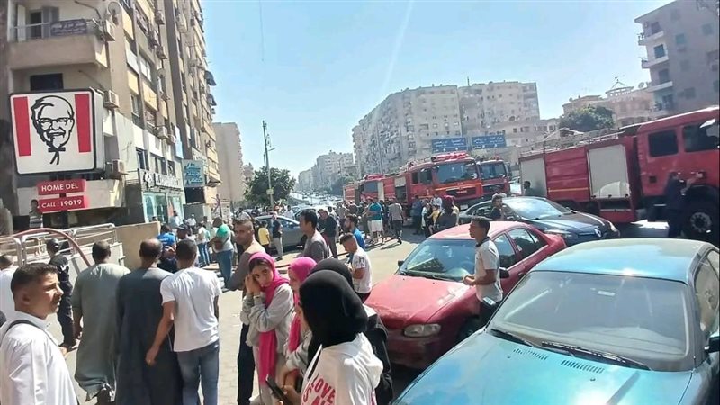 حريق جسر السويس 