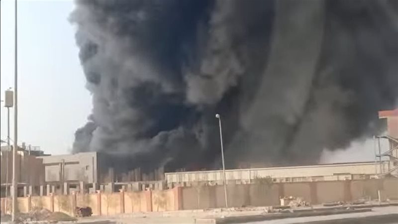 حريق بدر
