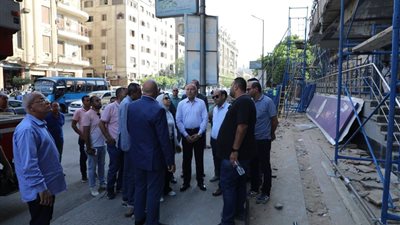 محافظ القاهرة يتفقد أعمال إعادة تأهيل سنترال رمسيس | صور