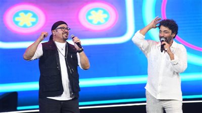 محمد فؤاد وحميد الشاعري وهشام عباس يشعلان حفل نجوم التسعينات | صور