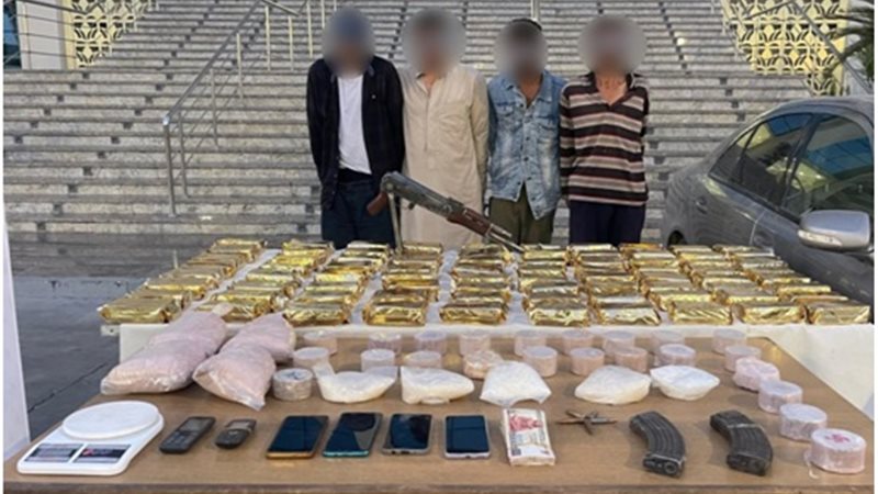 المتهمبن والمضبوطات
