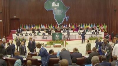 السيسي وقادة أفريقيا يلتقطون الصورة التذكارية في اجتماع القمة التنسيقي