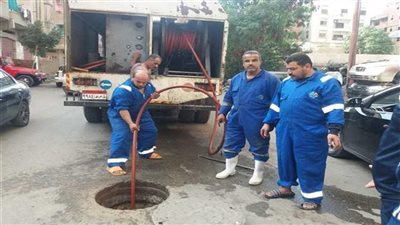 حملات مكبرة لتطهير شبكات وبيارات الصرف الصحي ببورسعيد ومدن القناة