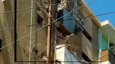 بدون إصابات بشرية.. سقوط «بلكونة» شقة بمساكن النويري بالفيوم