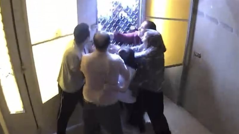 اثناء التعدى على
