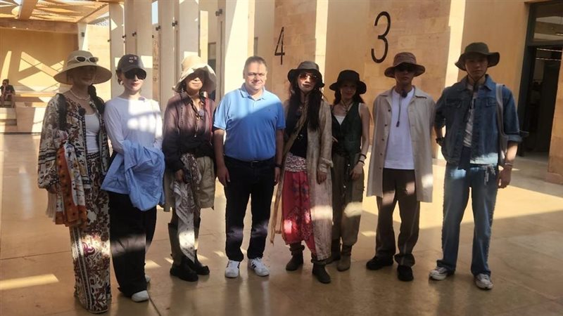 جانب من الزيارة 