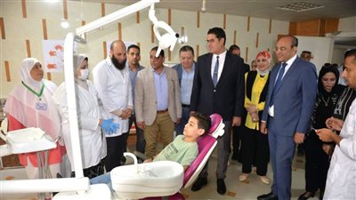 نائب محافظ الدقهلية يدشن حملة «100 يوم صحة» بالوحدة الصحية بالبرامون 