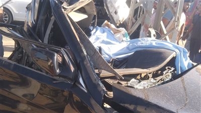 مصرع شخصين وإصابة آخرين إثر تصادم سيارة بعمود إنارة في المنوفية