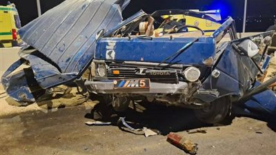 مأساة السرعة الزائدة.. وفاة 3 أشخاص في تصادم سيارات موكب زفاف بأسيوط |صور
