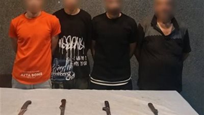 ضبط عامل ونجليه ونجل شقيقه في مشاجرة بسبب خلافات عائلية بالمطرية