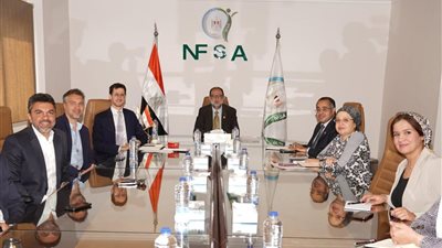 رئيس هيئة سلامة الغذاء يستقبل المستشار التجارى بسفارة النمسا بالقاهرة