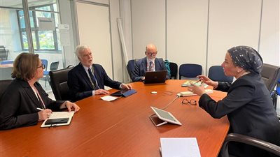 وزيرة البيئة تناقش استعدادات الدورة الـ63 للفريق الحكومي المعني بتغير المناخ