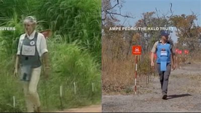 الأمير هاري يعيد إحياء مسيرة والدته الأميرة ديانا لإزالة الألغام في أنغولا