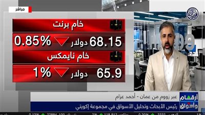 أحمد عزام : تراجع محتمل للنفط  قد تصل لـ 62 دولارًا للبرميل في هذا التوقيت 
