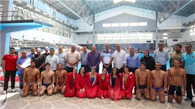 الخطيب يفتتح حمام سباحة «التربية والتعليم الأولمبي»