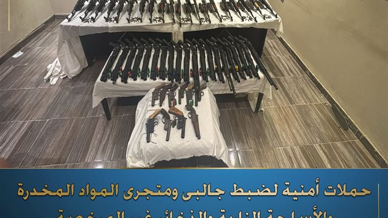 جانب من المضبوطات