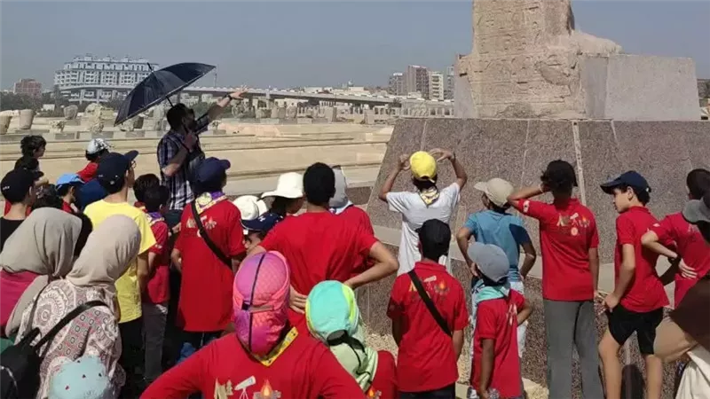 جانب من الزيارة