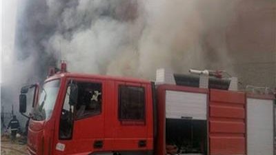 السيطرة على حريق نشب في عيادة أطفال بالسويس دون إصابات