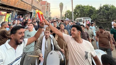 وسط حضور بالآلاف..أهالي التلين بالشرقية يعلنون دعمهم للمرشح محمد مصطفى بالشيوخ