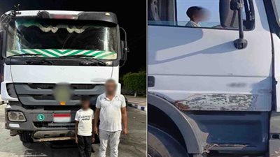 كارثة كادت تقع.. طفل يقود “تريلا” بكفر الشيخ ووالده يواجه المساءلة القانونية