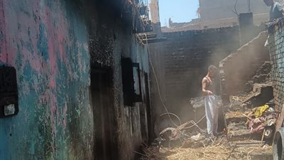 السيطرة على حريق بمنزل في قرية برخيل بسوهاج دون إصابات