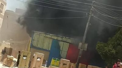 السيطرة على حريق التهم مخزن أجهزة كهربائية بالبدرشين و خسائر مالية كبيرة