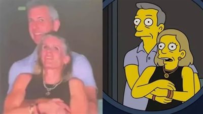 هل تنبأ مسلسل “عائلة سيمبسون” بخيانة آندي بايرون وكريستين كابوت حفل كولدبلاي؟