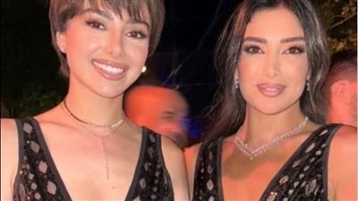 على مين أحلى؟ جيسيكا عزار ومارينا حلاني يرتدين نفس الفستان في زفاف سيليو صعب