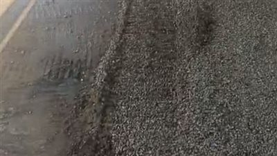 الانتهاء من إصلاح الهبوط الأرضي أسفل كوبري التجنيد بحسر السويس