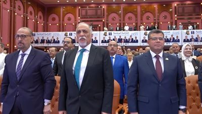 المؤتمر الجماهيري الأول لمانة القاهرة بمستقبل وطن لدعم مرشحي الحزب في الشيوخ