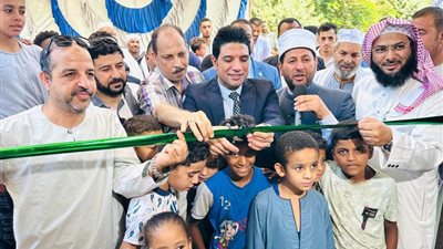 نائب محافظ سوهاج يفتتح محطة تنقية مياه لخدمة 50 ألف نسمة بقرية تونس