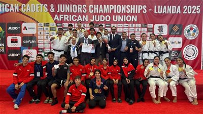 مصر تحصد 25 ميدالية في البطولة الإفريقية للجودو بأنجولا